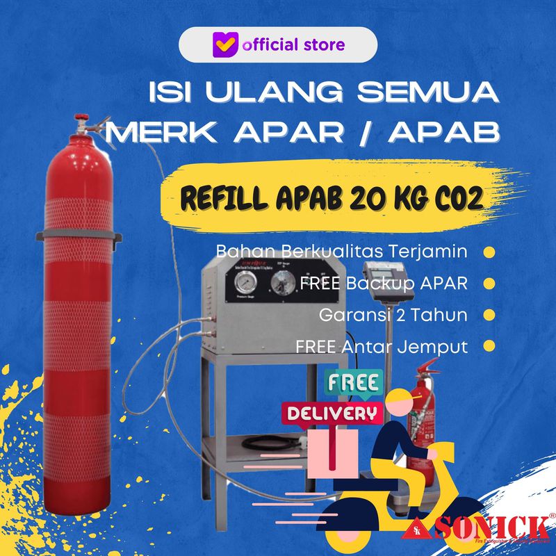 Refill Tabung Apar 20 Kg Co2 Alat Pemadam Api