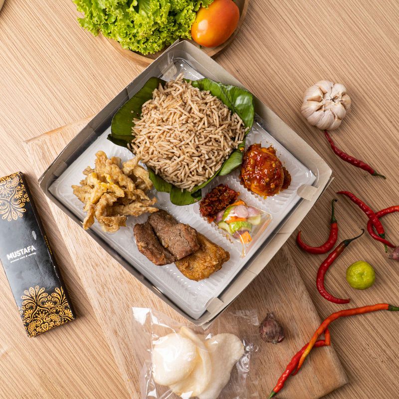 Nasi Box Kebuli Ekonomis - Telur Utuh