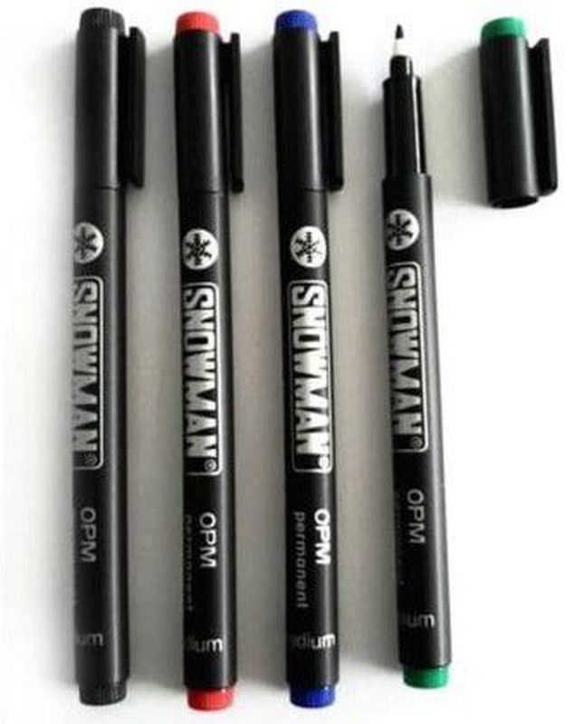 Snowman OHP Maker OPM (Spidol) Black