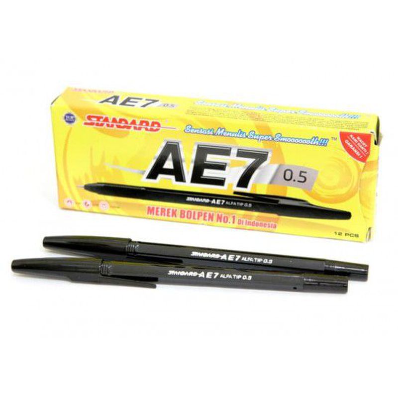 Ballpoint Standard AE7 Hitam