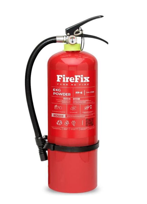 Firefix Fire Extinguisher ABC Dry Chemical Powder Kap. 6 kg