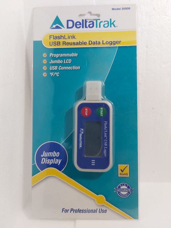 20908 FLASH LINK USB REUSABLE DATA LOGGER DELTA TRACK with 21027 SOFTWARE