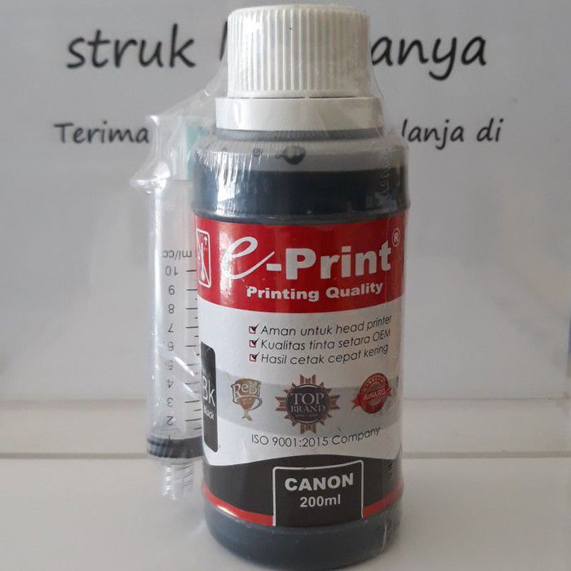 Tinta Printer Hitam E Print 200 Ml 3617