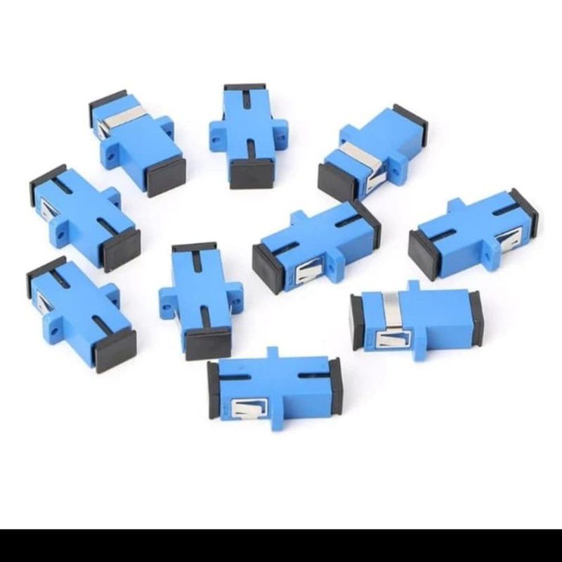 Connector FO SC Adapter / Sambungan Kabel Fiber Optic SC