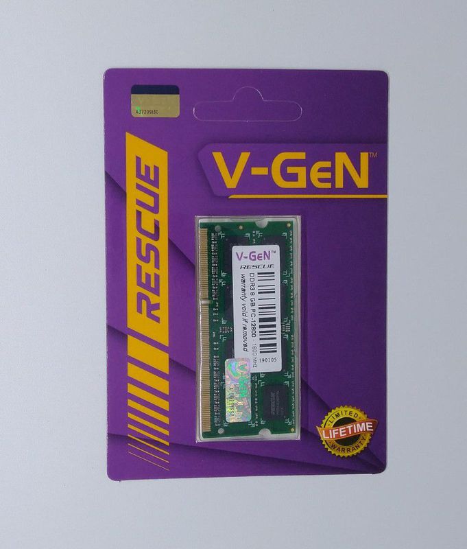 Memory, DDRD3 (8GB), Memory DDR3 (8GB), Merk V-Gen. RAM VGEN DDR3 8GB ...