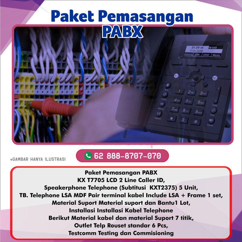 Paket Pemasangan PABX