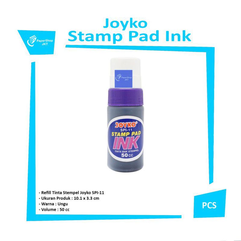 Stamp Pad Ink / Refill Tinta Stempel Joyko SPI11 / Ungu