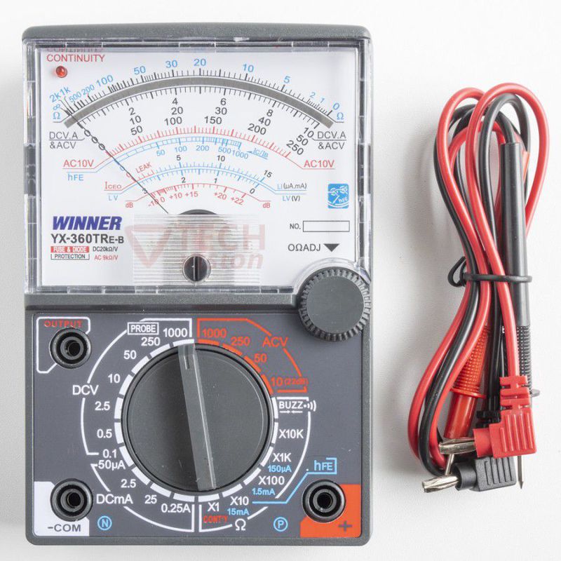 Multimeter Analog YX360TREB WINNER Tester 360 360TR Buzzer