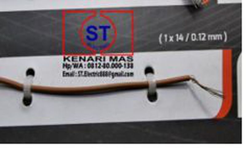SINGLE WIRE 1 X 14 0,12 MM FEDERAL @ 50 MTR (MERAH)