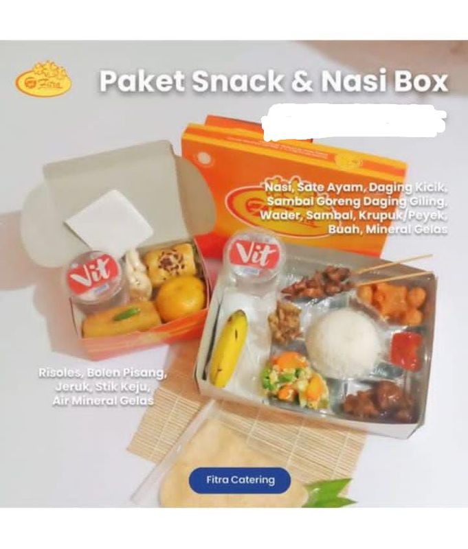 Paket Nasi Box Dan Snack/ C1