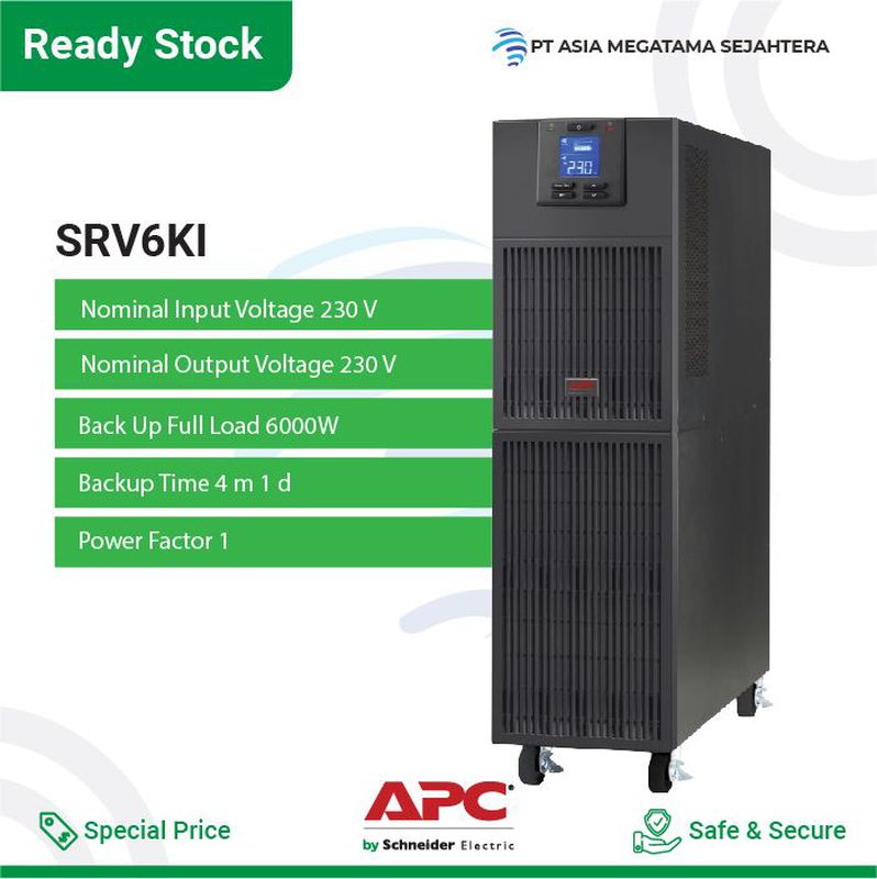 APC Easy UPS SRV 6000VA 230V | SRV6KI