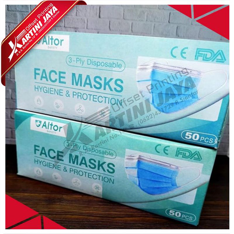 MASKER MEDIS 3PLY ISI 50PCS