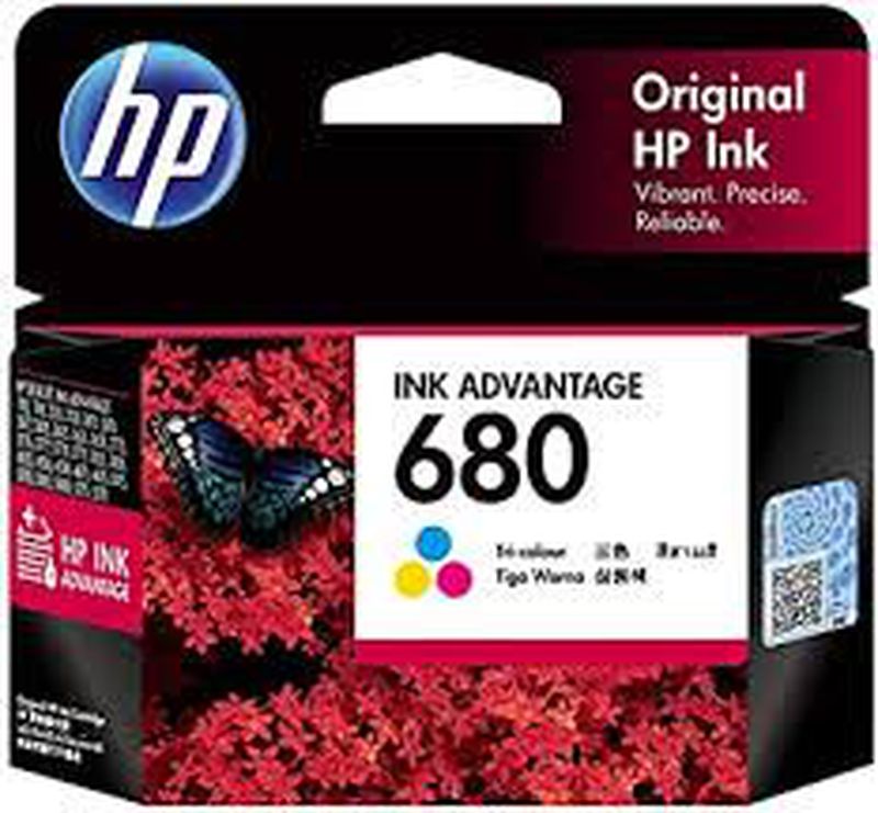CARTRIDGE 680C HP680 COLOUR ORIGINAL