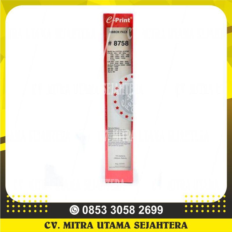 Pita Printer / Ribbon Pack EPrint 8758 Long Life 15 Meter*
