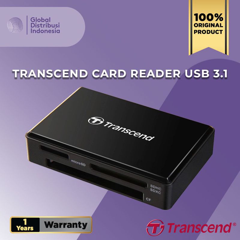 TRANSCEND Card Reader RDF8 USB 3.1