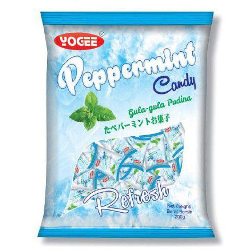 YOGEE PEPERMINT CANDY 150G