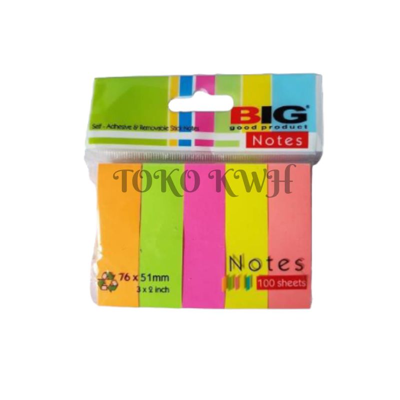 Stick Note Post It Big Ukuran X Mm Warna