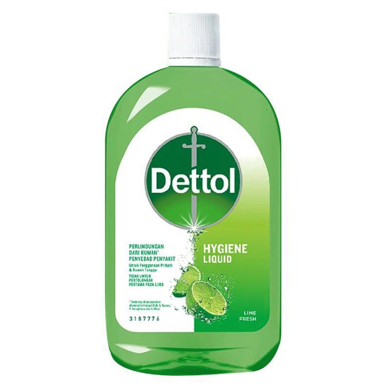 Harga Pabrik Cairan Dettol Hygiene Liquid Lime 200 Ml Pengobatan Luka Dan Iritasi