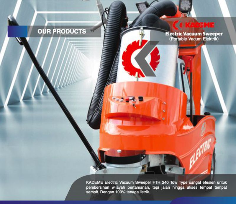 KADEME ELECTRIC VACUUM SWEEPER (Portable Vacuum Electrik)