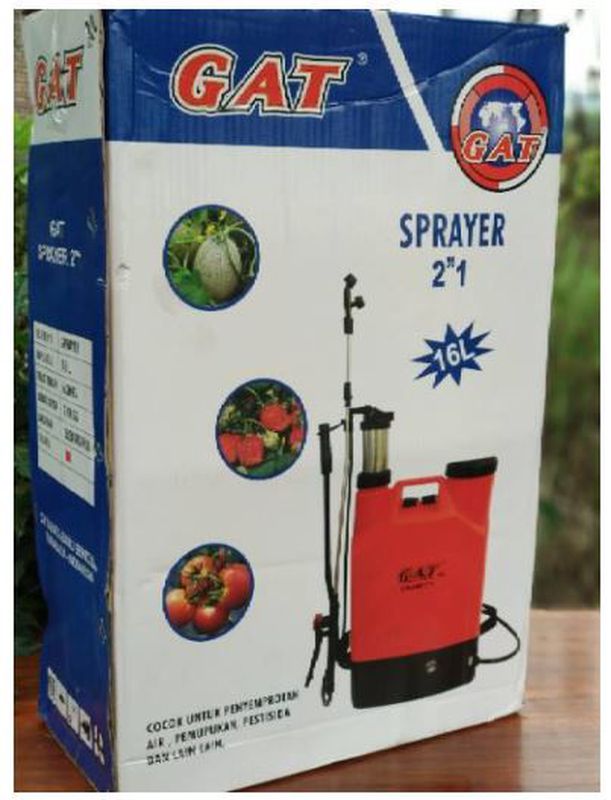 Sprayer GAT 16L double 2in1 elektrik