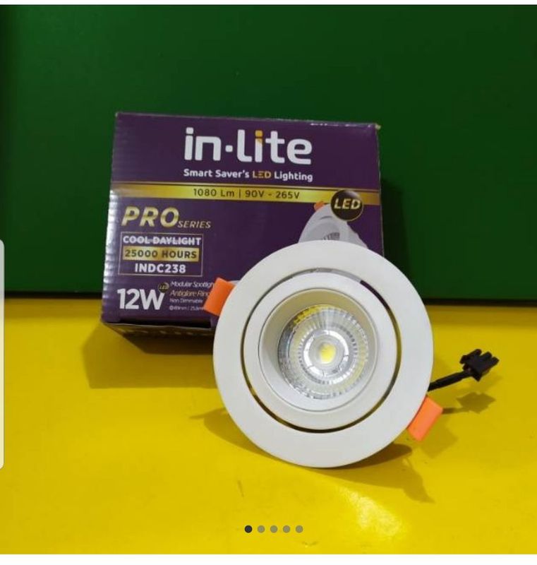 Downlight Led Panel Inlite In Lite Inbow 12w Plafon