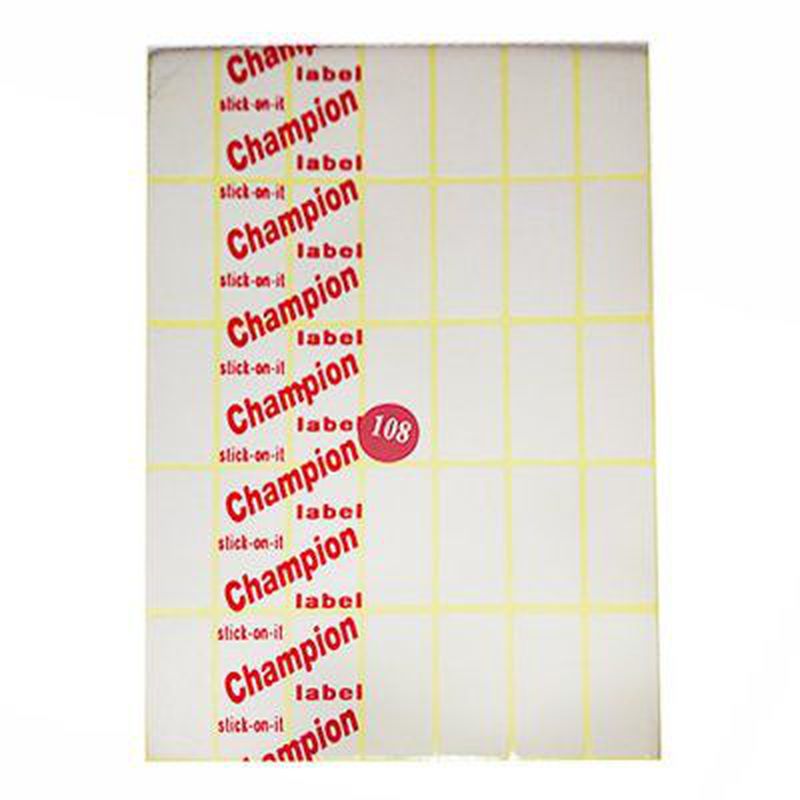 LABEL CHAMPION 108 (ATK)