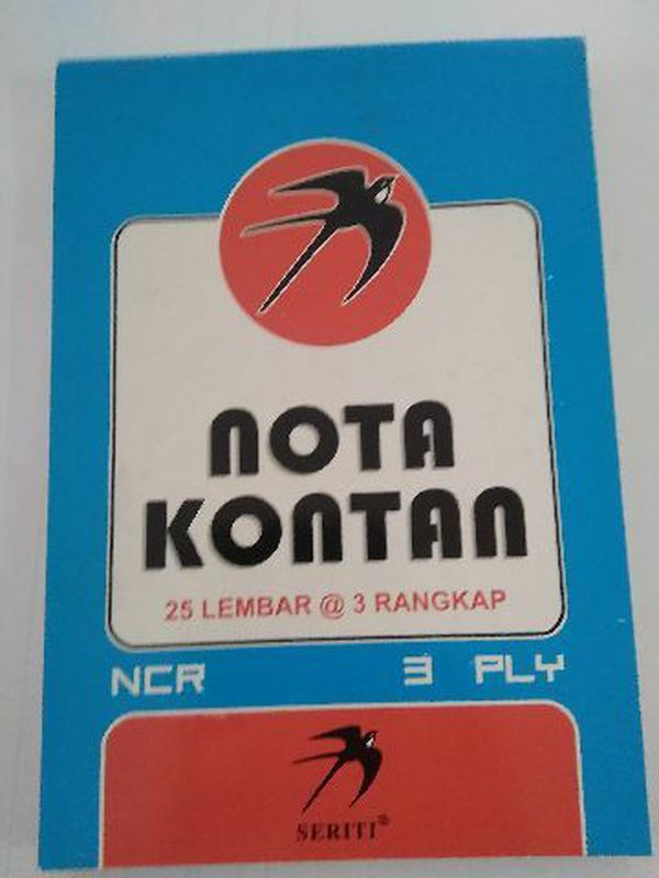 nota kecil rangkap 3