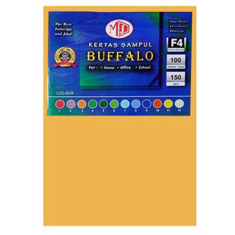 KERTAS BUFFALO MJ F4 100 LEMBAR 150 GSM (ATK)