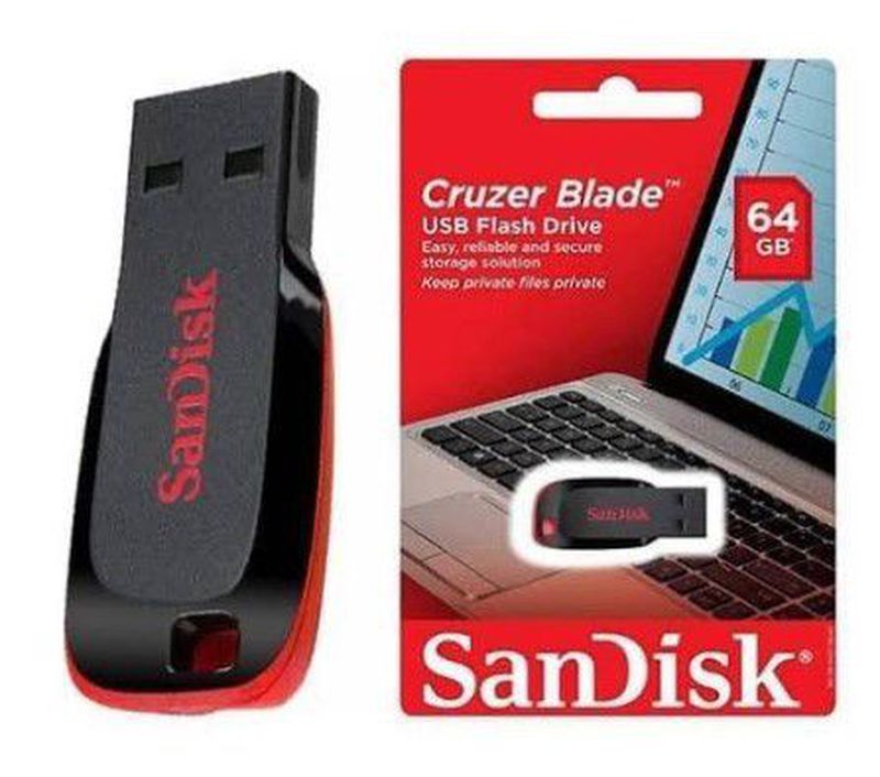 Sandisk Cruzer Blade 64gb Sdcz50 064g B35 8806