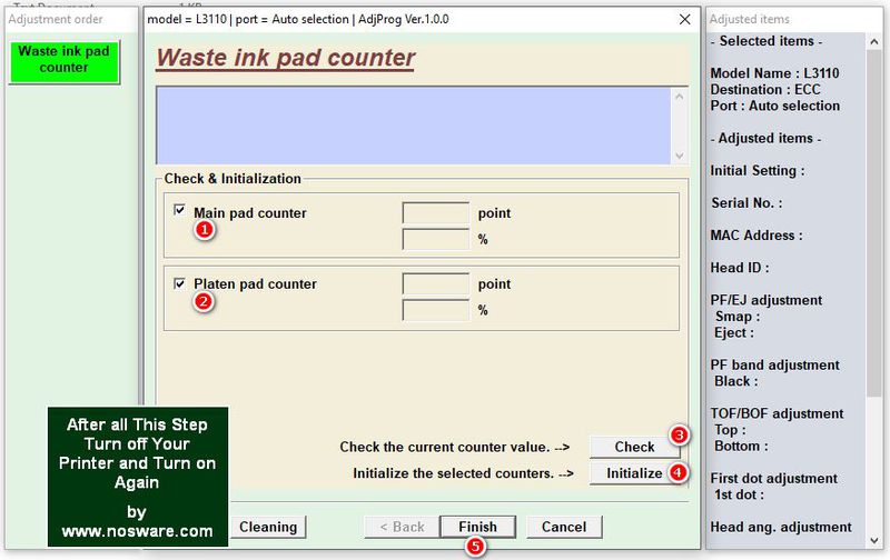 Services Riset Ink Pad Printer Epson L3110