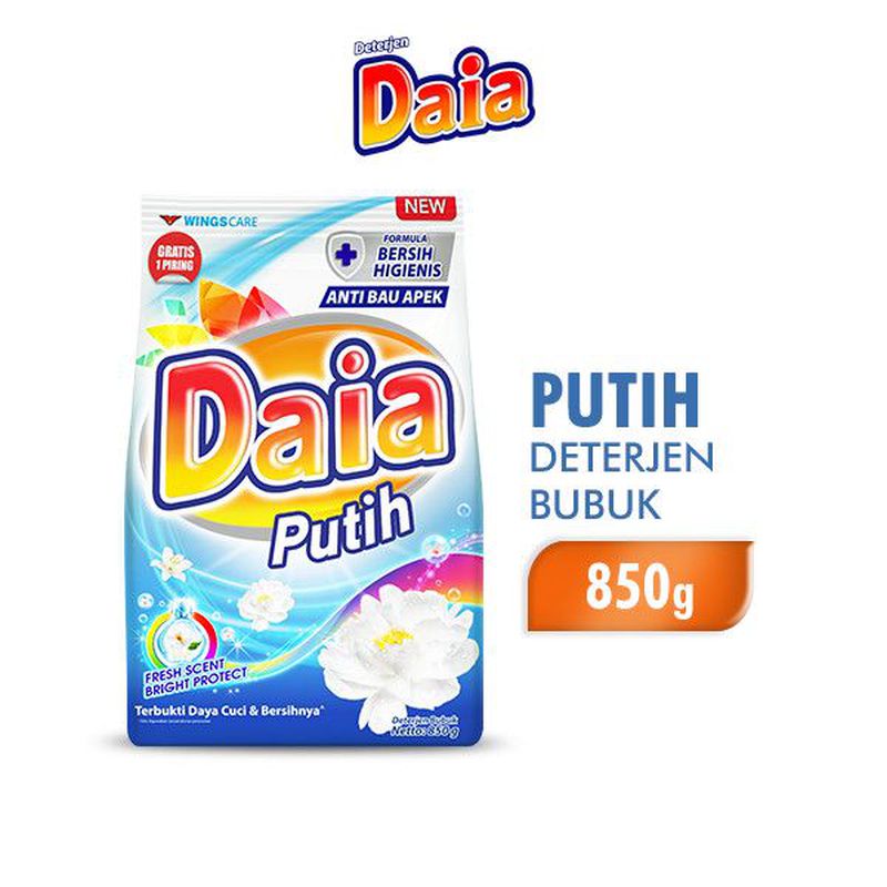 Daia Deterjen Bubuk Putih 800 gr
