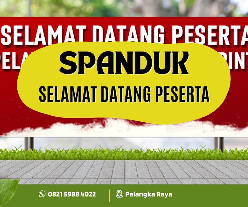 Spanduk Selamat Datang