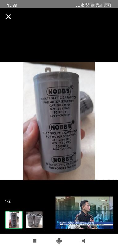 Condensatore MKP 35/250/E727 – 35 µF, 250 VAC, 50/60Hz, 058-52-72057, Nuovo (senza Scatola)