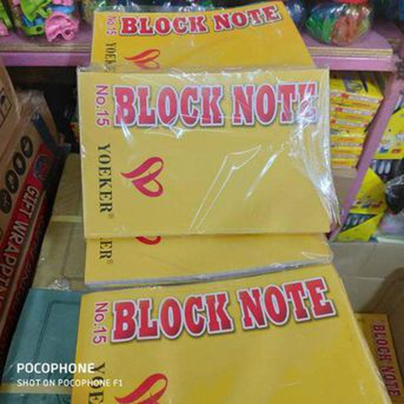 Buku Tulis Block Note