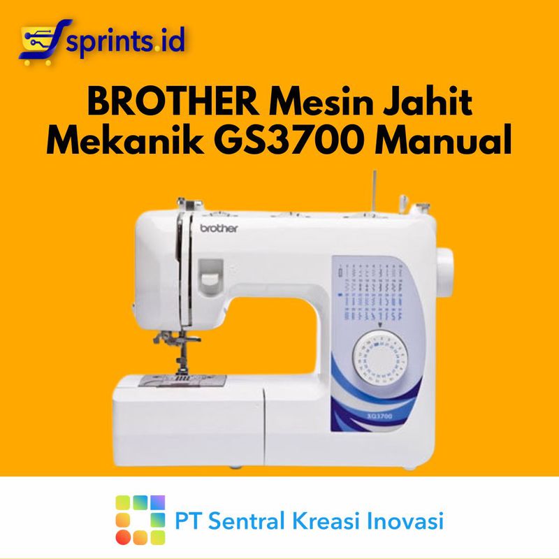 BROTHER Mesin Jahit Mekanik GS3700 Manual
