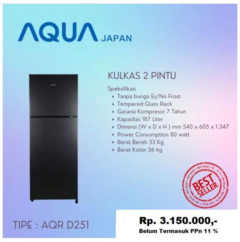 KULKAS 2 PINTU