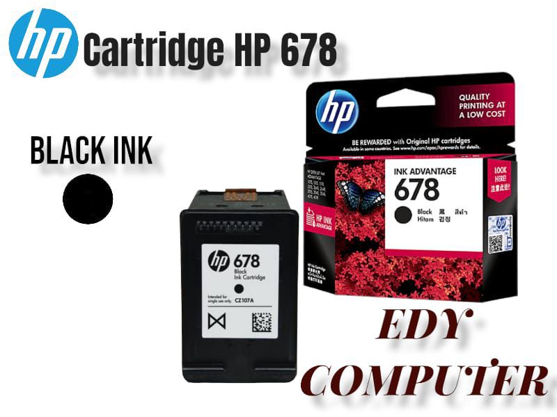 CARTRIDGE PRINTER HP 678 BLACK