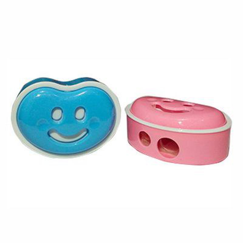 PERAUT KEEP SMILE PENCIL SHARPENER 2 LUBANG 24 PCS YINGQIANG 688 (ATK)