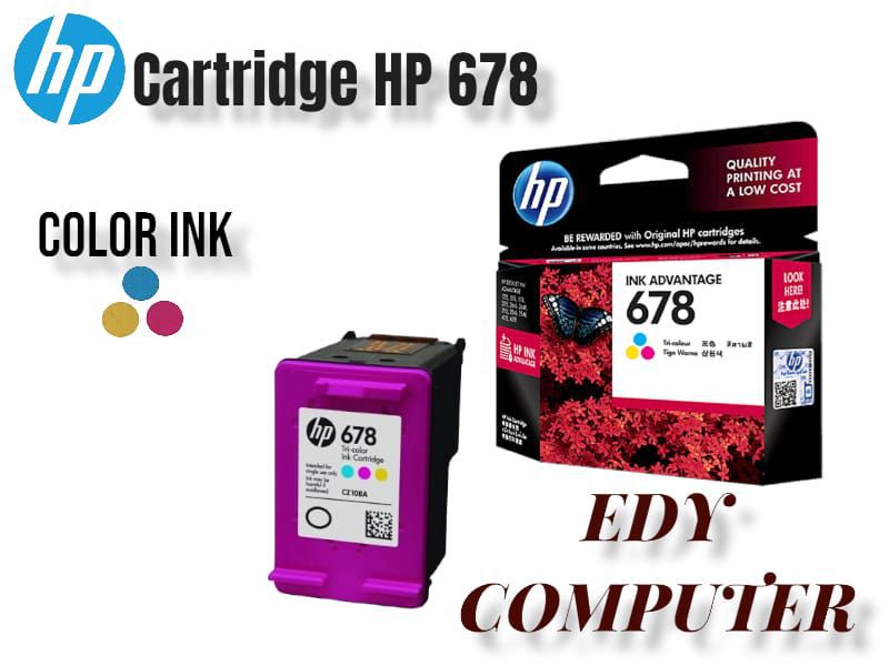 CARTRIDGE PRINTER HP 678 COLOR