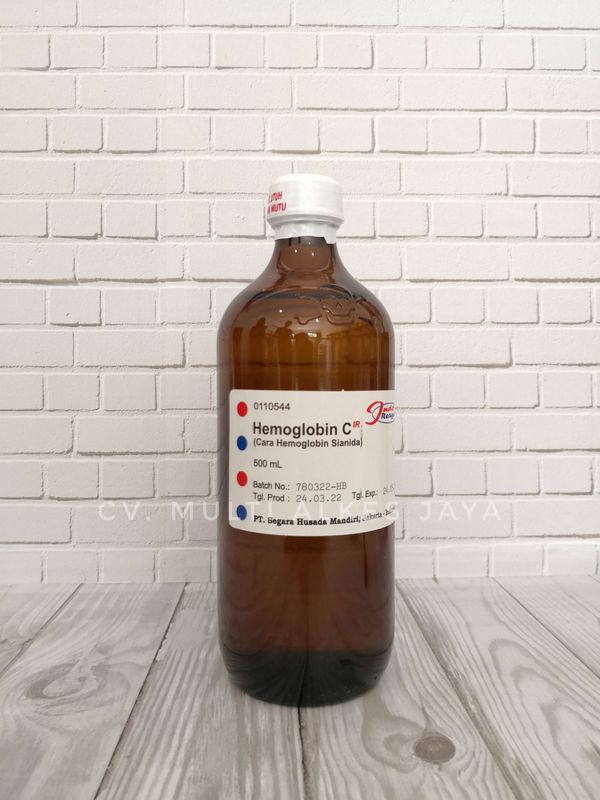 Larutan Hemoglobin C Drabkin 500 Ml Merk Indoreagen