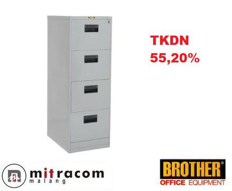 Brother B-104 Filing Cabinet 4 Laci (TKDN)