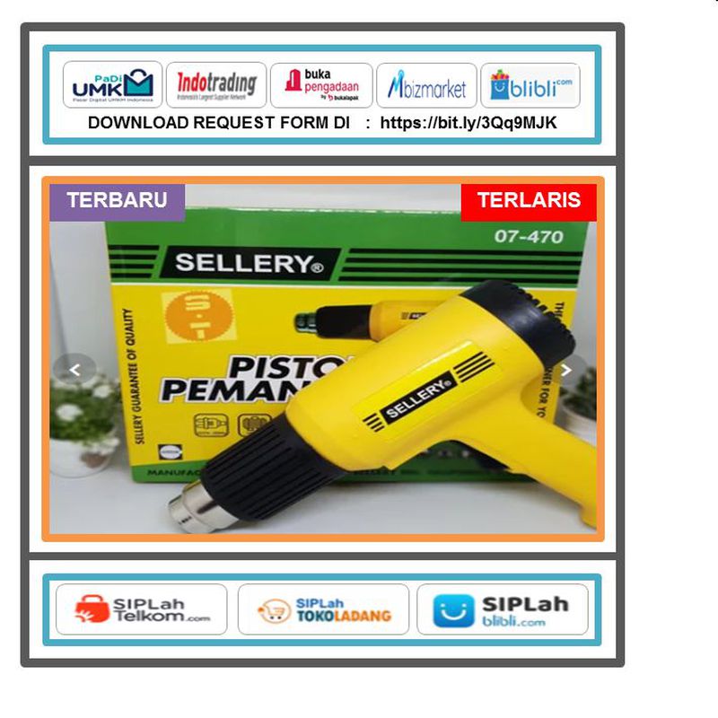 TJMHEAT HOT GUN SELLERY HG500 KUNING