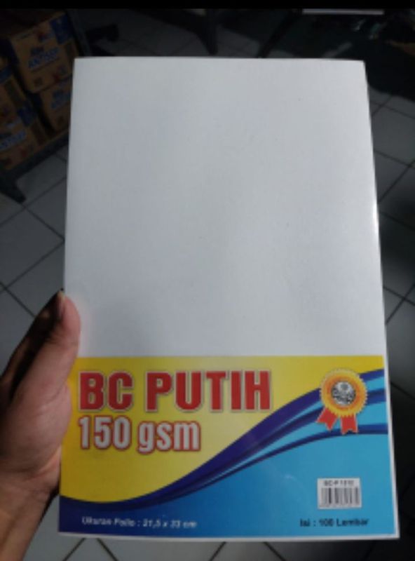 KERTAS BC PUTIH