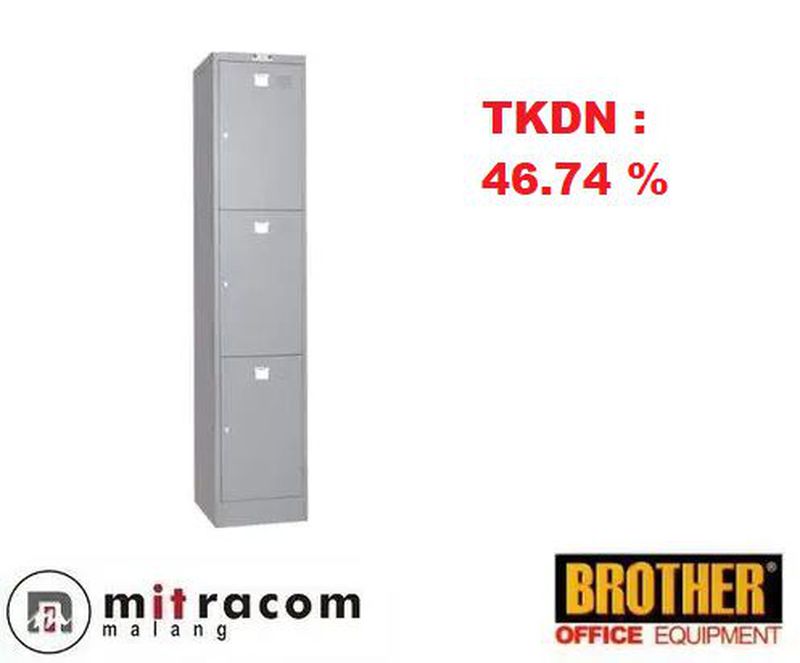 Brother B-703 Locker Besi 3 Pintu (TKDN)