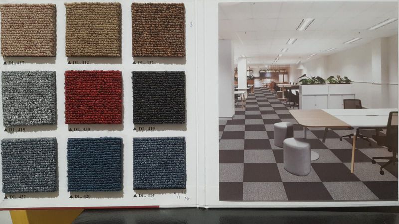 Karpet Tile dan jasa pasang
