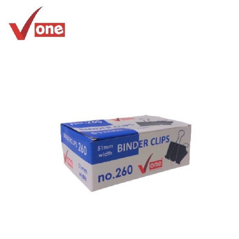 Binder clip V- One