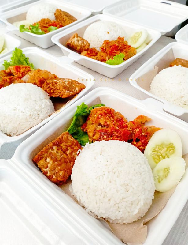 Nasi Kotak Ayam Geprek