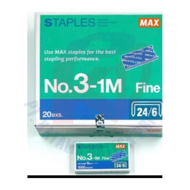 Isi Staples Max 24/6 1 dus isi 20 box KDP YGY