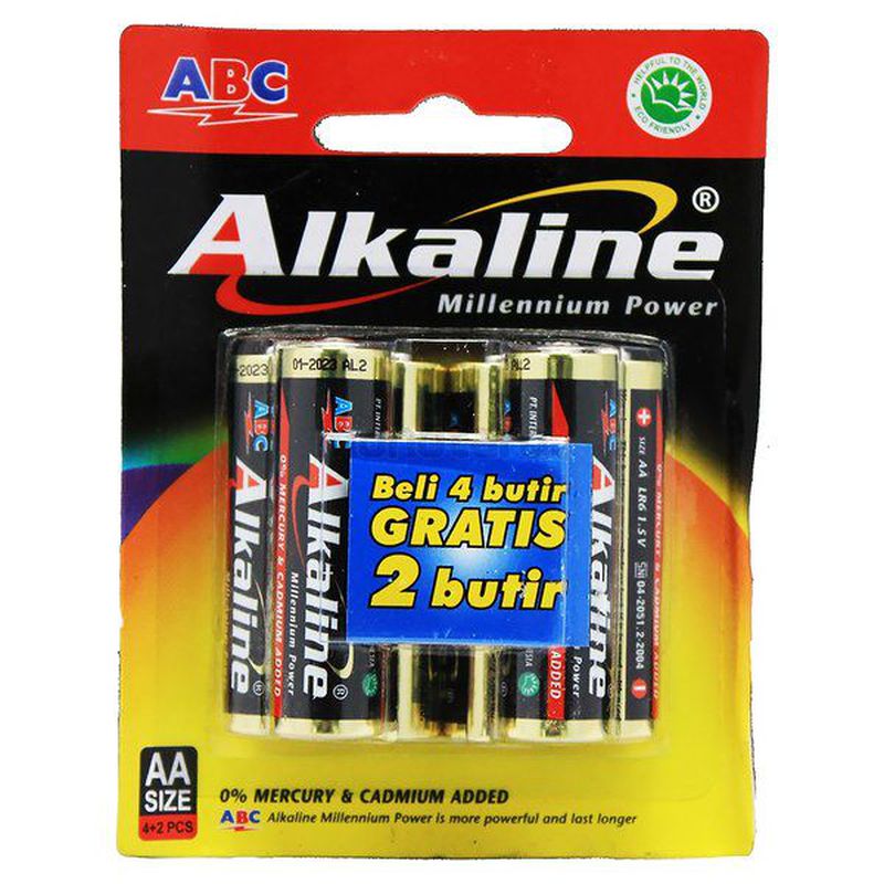 Baterai Alkaline Aaa Isi 6