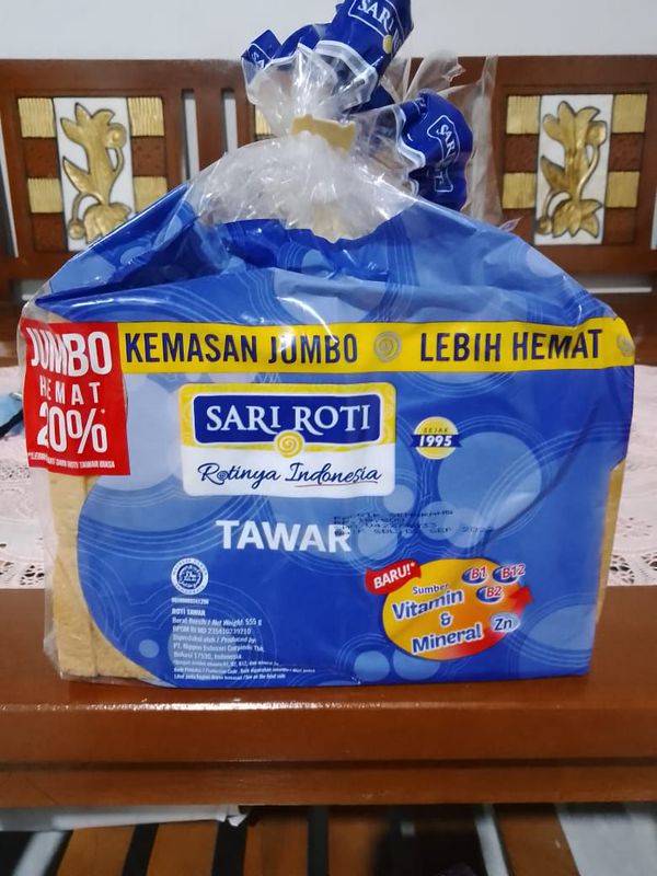 Roti Tawar Sari Roti
